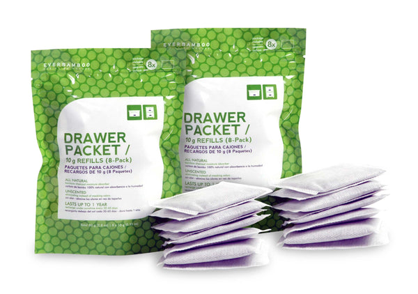 Ever Bamboo Drawer Packet / 10 g Refills (8-Pack, 8 x 10 g)