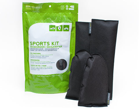 Ever Bamboo Sports Kit Deodorizer + Dehumidifier (4-Pack, 4 x 50 g)