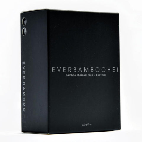 HEI Bamboo Charcoal Face + Body Bar (200 g)