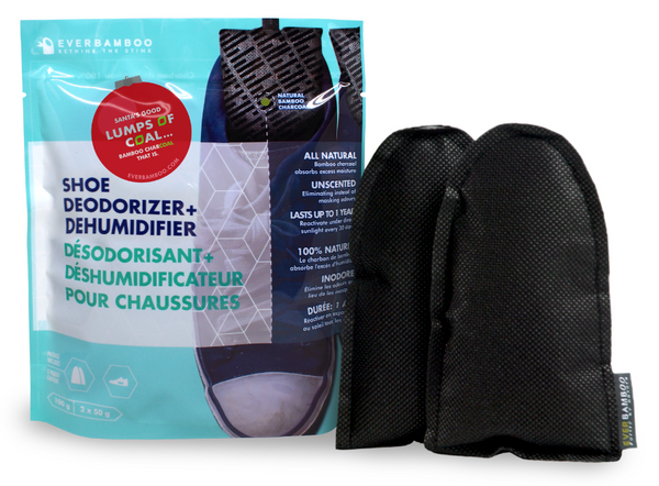 Ever Bamboo Shoe Deodorizer (Pair, 2 x 50 g) ...Santa Specials: 4, 8, 12-PACK