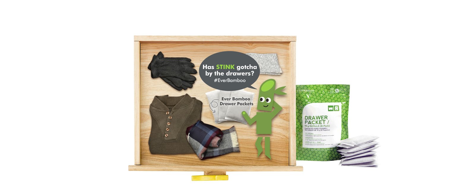 Ever Bamboo Drawer Packet